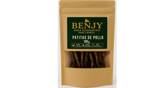 Patitas de Pollo Deshidratadas – Benjy